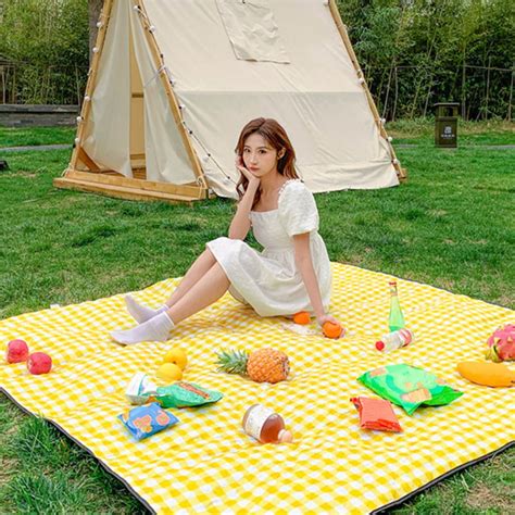 JMKQLZ Family Outdoor Waterproof Durable Picnic Blankets with Carry ...