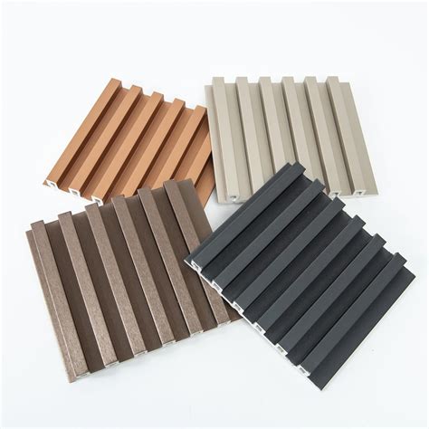 Art3dwallpanels Slat Wall Paneling 4 Pack Glossy Metal Finish Wpc ...
