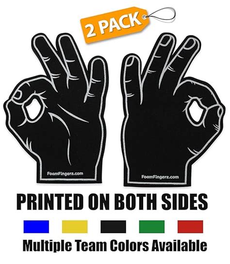 Foam Hand Fingers for Sports - Fans Tailgating Parties - Frat Parties ...