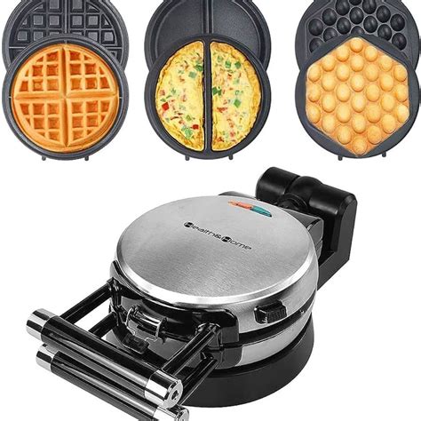 What Size Are Waffle Iron Plates On The Waring Pro Belgian Waffle Maker ...