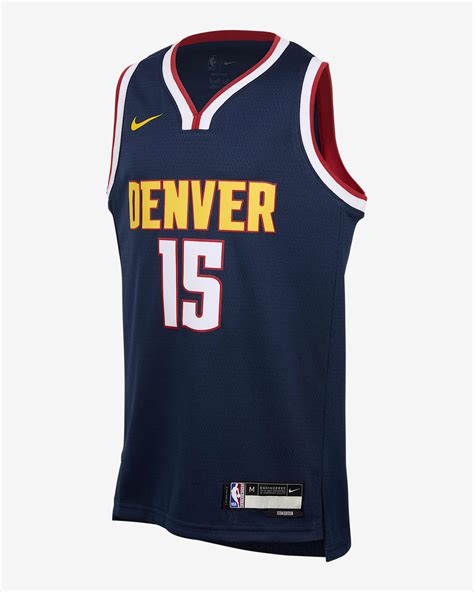 Nikola Jokić Denver Nuggets 2024/25 Icon Edition Older Kids' Nike NBA ...