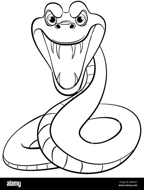 Image result for How to Draw a Python Snake Open Mouth Wide-Open