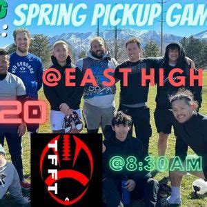 COED Flag Football: Spring Pickup Game, East High School Football ...
