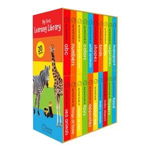 My First Learning Library: Boxset of 20 Board Books for Kids | Includes ...