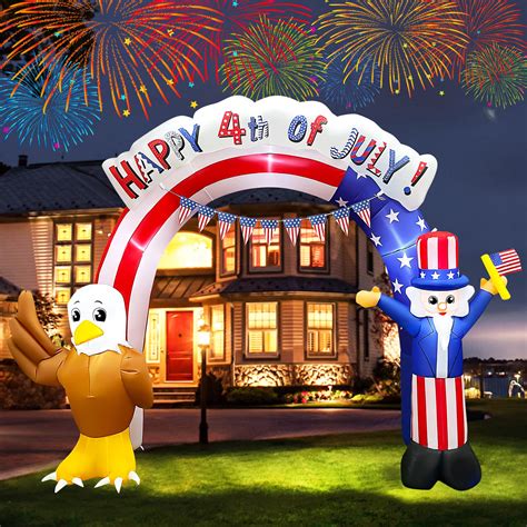 Add some red, white and blue 4th of july outdoor decorations to your ...