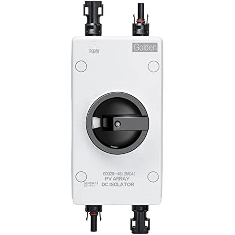 Solar Combiner Box 32A 1000V PV DC Isolator Switch India | Ubuy