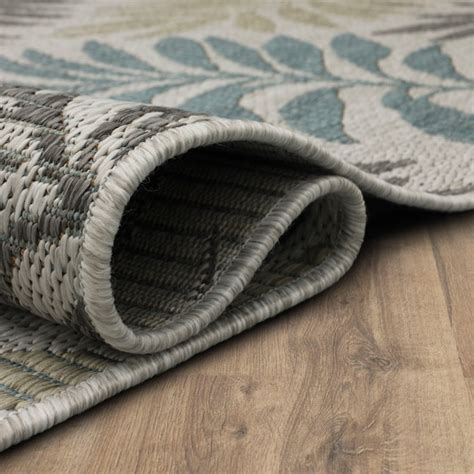 allen + roth with STAINMASTER Neutral Fern 5 X 7 (ft) Neutral Indoor ...