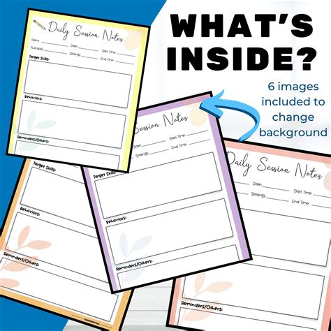 Image result for Session Note RBT Form