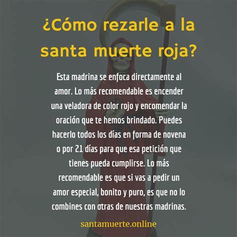 Santa Muerte Roja | Oración | Significado y Rezo