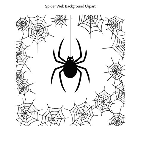 Free Spider Web Background Clipart Template to Edit Online