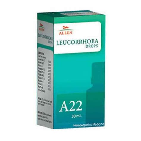 Allen - A22 Leucorrhoea Drop for irregular menses - Women Care