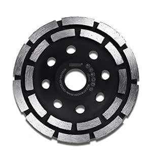HERZO Diamond Grinding Cup Wheel Double Row Grinding Cup for Angle ...