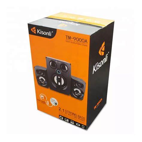 Zvucnik Kisonli TM-9000A 2.1 sistem remote Bluetooth microSD LED crni ...