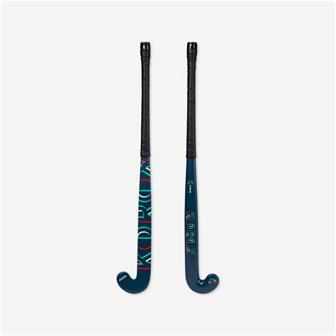 Kids' Beginner/Occasional Field Hockey Wooden Stick FH100 - Blue/Red