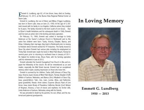 in memory of - Fratzke & Jensen Funeral Home