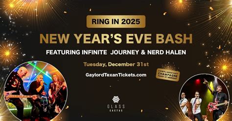 New Years Eve Bash w/ Infinite Journey & Nerd Halen, Glass Cactus ...
