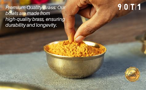 Buy 90T1 - Brass Bowls For Pooja - Perfect for Prasadam Bowls For Pooja ...