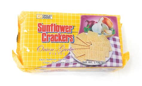 Buy Croley Foods Sunflower Crackers Onion-Garlic - 170 gm Online at ...
