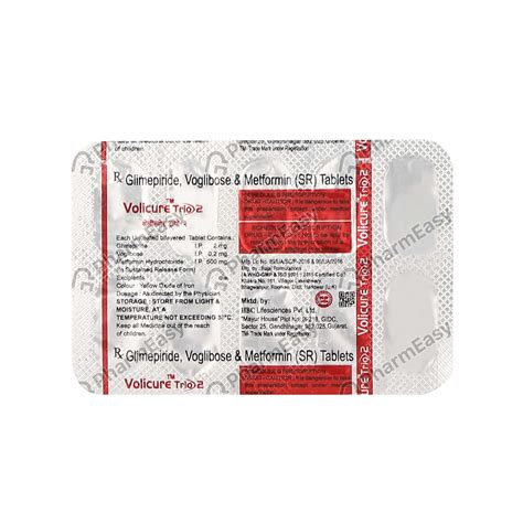 Volicure Trio 2mg Strip Of 10 Tablets: Uses, Side Effects, Price ...