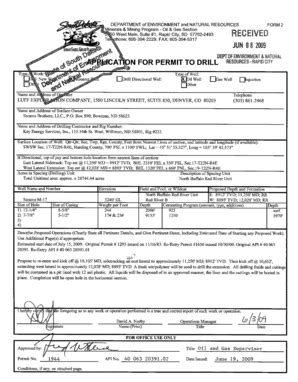 Fillable Online denr sd ..- Z1-/,1,- .e .-4 DEPARTMENT of ENVIRONMENT ...