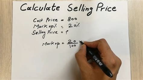 How to Find Selling Price - Easy Trick - With Cost Price and Markup ...