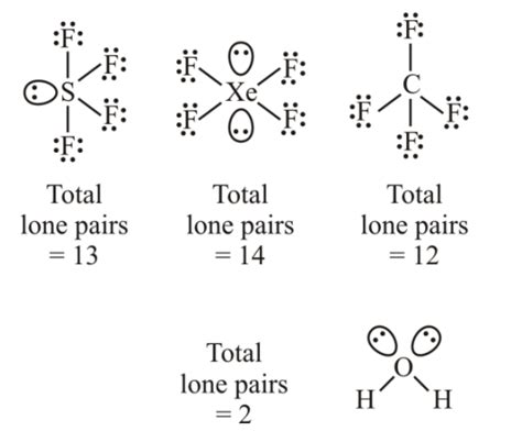 Amongst SF 4, XeF 4, CF 4 and H 2 O, the number of species with two ...