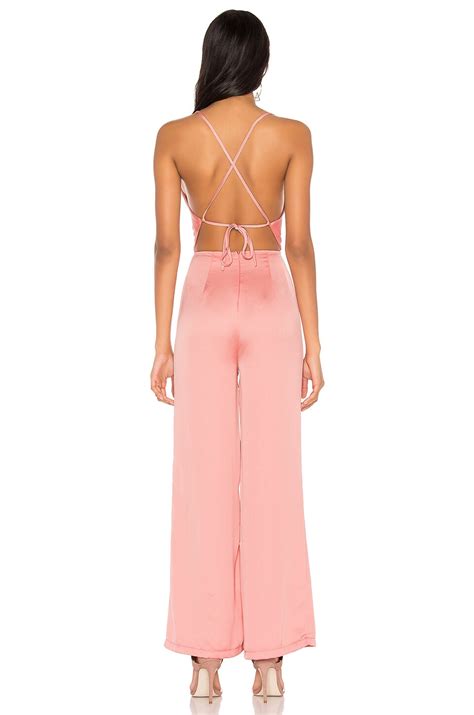superdown Karoline Cowl Neck Jumpsuit in Blush | REVOLVE