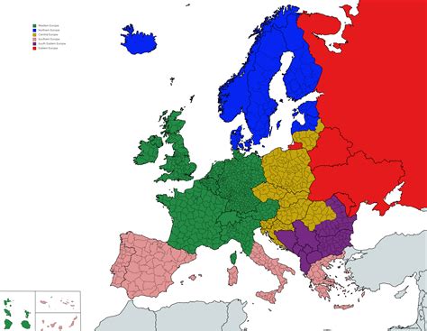 Regional Map of Europe 的图像结果