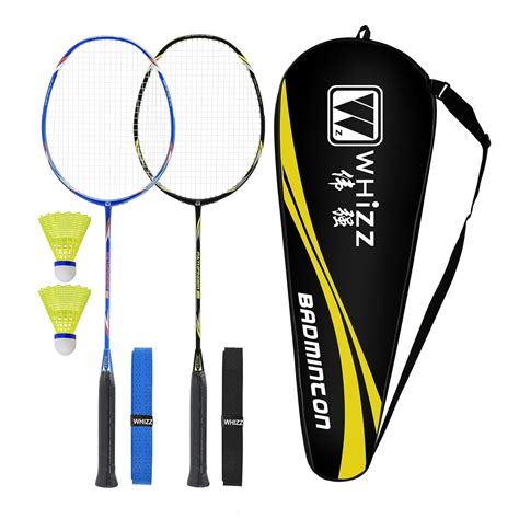 Buy QICHUAN Whizz Badminton Rackets Set of 2 for Recreational Game ...