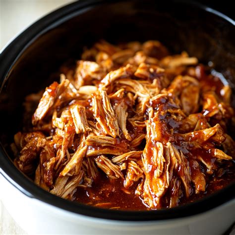 Shredded BBQ Chicken Crockpot