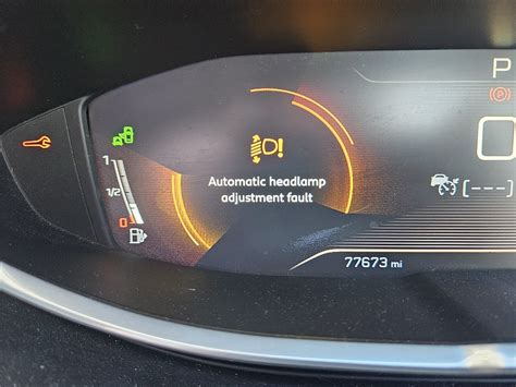 Automatic headlight adjustment fault | Peugeot Forums