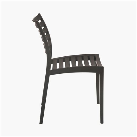 Buy Luna Polypropylene Outdoor Chair - Black from Home Centre at just ...