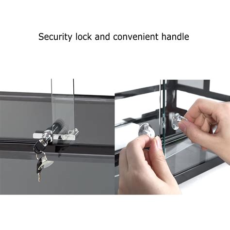 Buy REPTIZOO Large Glass Reptile Terrarium 48" x 24" x 24", Tall & Wide ...