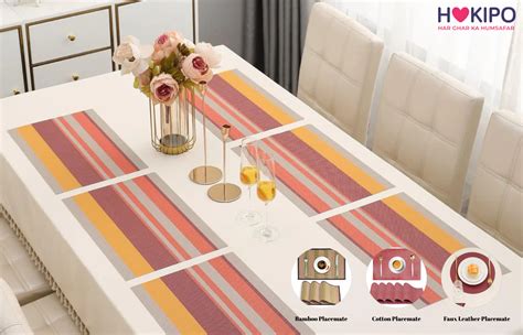 Best Dining Table Mats Set To Buy In 2025 – HOKIPO | Har Ghar ka Humsafar