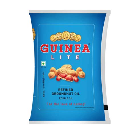 Guinea Lite Refined Groundnut Oil 1 Ltr Pouch – Guniea