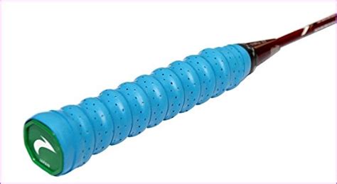 Vils EVA Anti-Skid Sweat Absorb Badminton Racket Over Grip Tape (Blue ...