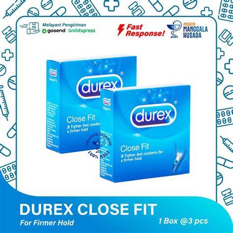 Jual DUREX CLOSE FIT 1 BOX @ 3 PCS | Shopee Indonesia