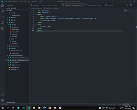 Image result for HTML Run in vs Code Using Localhost