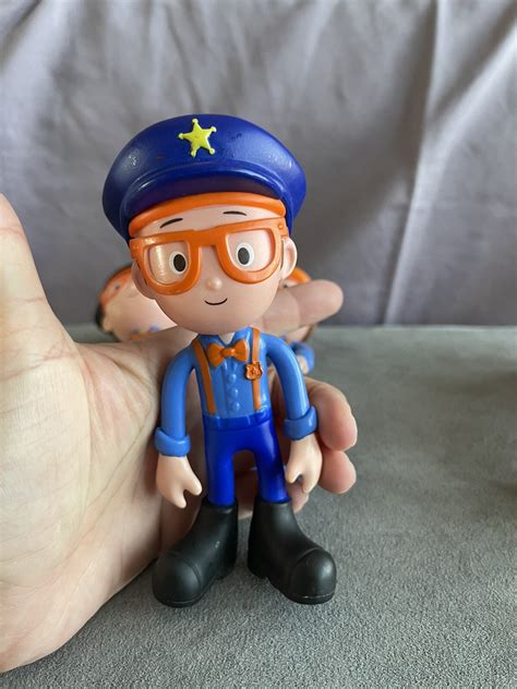 Buy Blippi Bendables Toy Posable 5 Action Figure Kideo Zag Toys Fireman ...