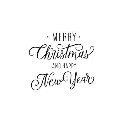 Frohe Weihnachten Inschrift | Kostenlose Vektor