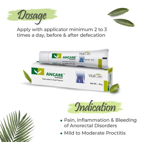 Ancare Ointment - An Ayurvedic Piles Cream