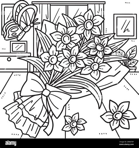 Bouquet Coloring Page