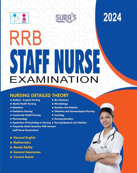 SURA`S RRB Staff Nurse Exam Study Material Book Guide in English Medium ...