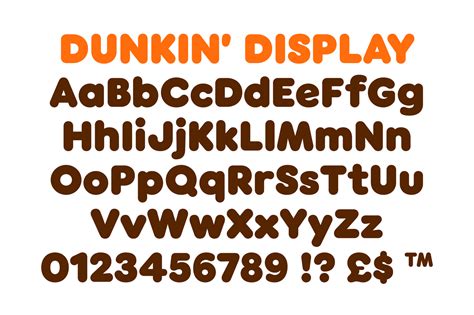 Dunkin' Donuts logo - Fonts In Use