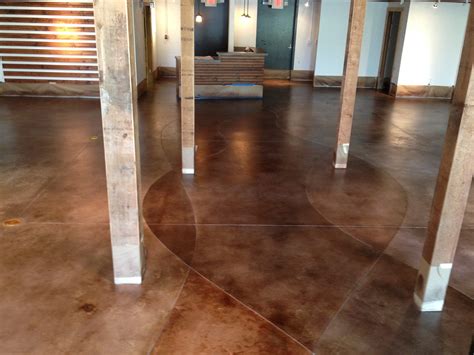 Interior Stained Concrete Floor Gallery