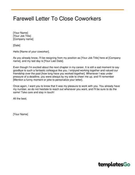 Image result for How to Write a Goodbye Note