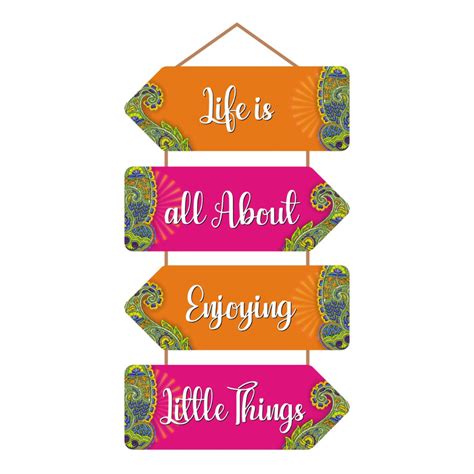 Buy Wall Hanging Motivational Quotes On Life for Home | Save Up to 60% ...
