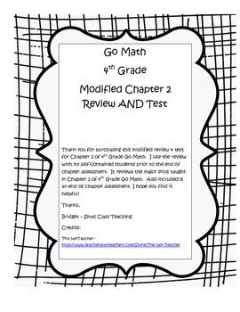 Go Math 4th Grade Chapter 2 的图像结果