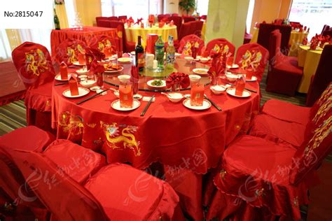 婚宴酒桌摆设高清图片下载_红动中国