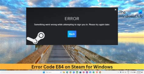 Image result for Fix Steam Error Code E84